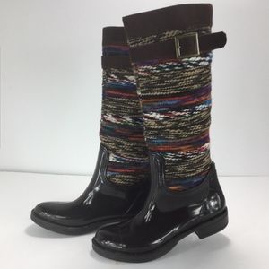 Tweed Rain boots